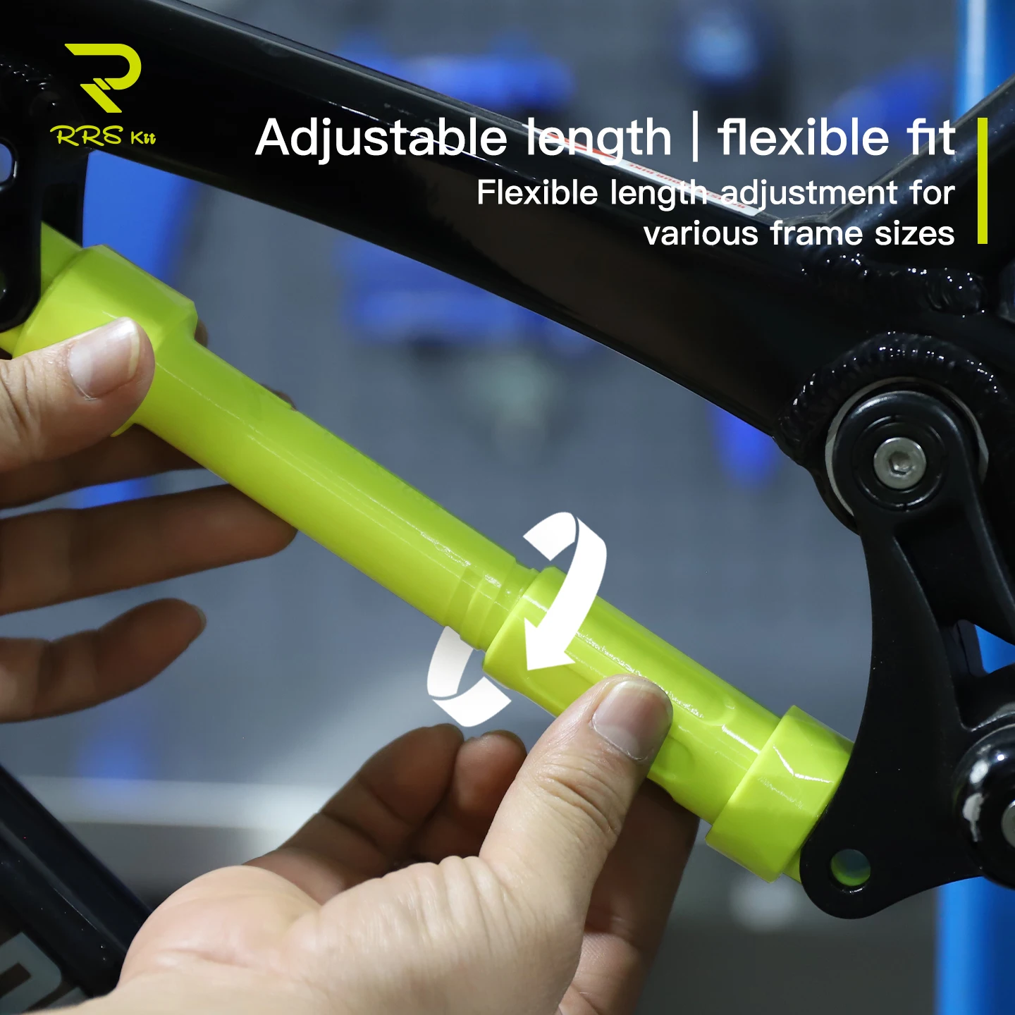 RRSKIT Virtual Rear Shock For Full Suspension Mountain Bikes For 19‑23cm Eye‑to‑Eye Distance Soft-tail MTB Virtual Rear Shock