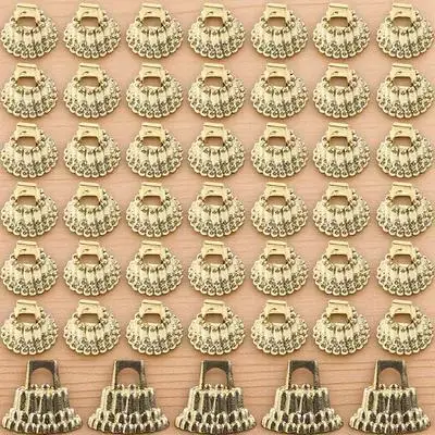 

1Set Christmas Ball Hat Accessories Creative Design End Caps for Pendant Balls Holiday Party Decor DIY Hanging Ornament Fittings