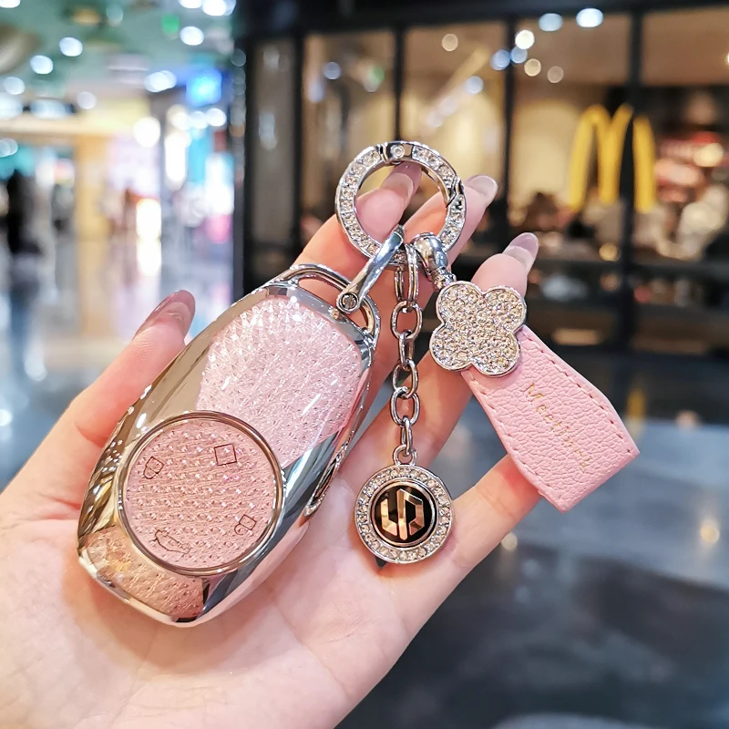 Women's brick inlaid key case For LEAPMOTOR LP C01 T03 C11 S01 C10 Metal personalized high-end keychain