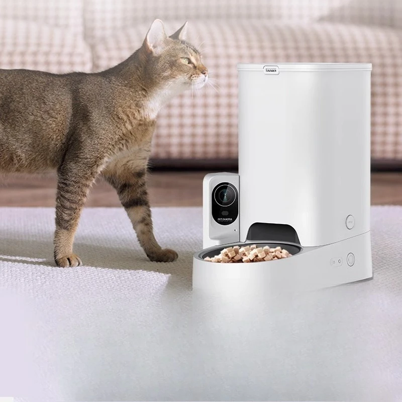

Automatic feeder Gemini pet cat food wireless video intelligent remote feeding machine