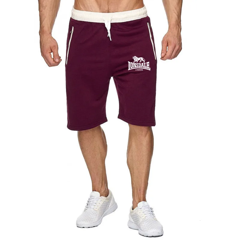 Men Run Shorts  Training Shorts Zipper Pockets Gym Sports  Short Casual  New Summer Fitness Short