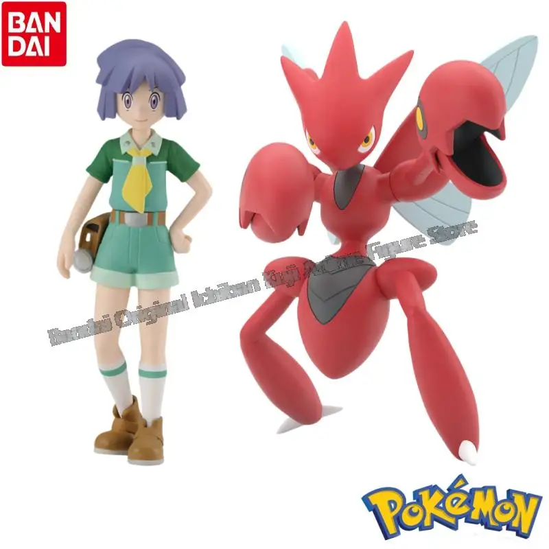 en-stock-bandai-modele-poupee-flambant-neuf-en-boite-pokemon-tsukushi-scizor-personnages-d'anime-original-garagekit-figurine-a-collectionner