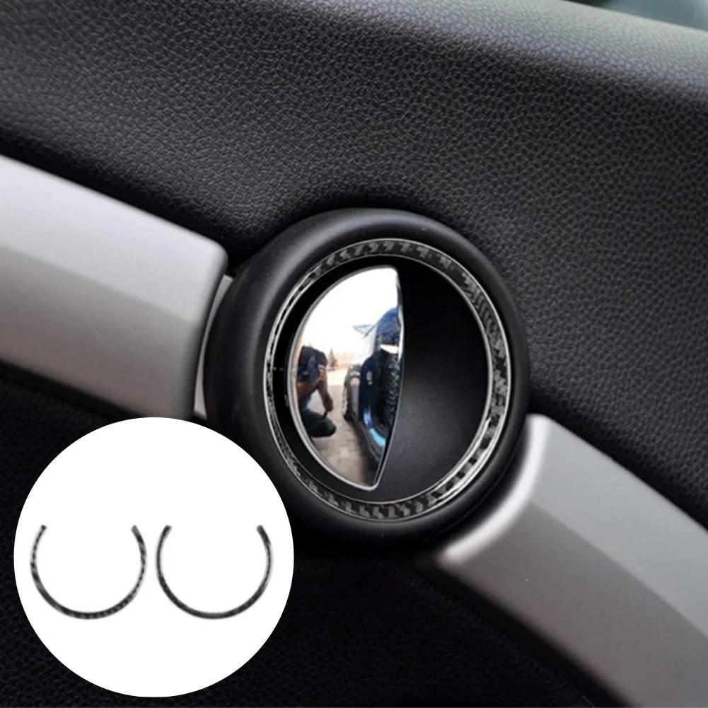 Carbon Fiber Style Inner Door Handle Frame Trim for BMW For MINI For Cooper for r55 R56 R57 2007 to 2010 ABS Build