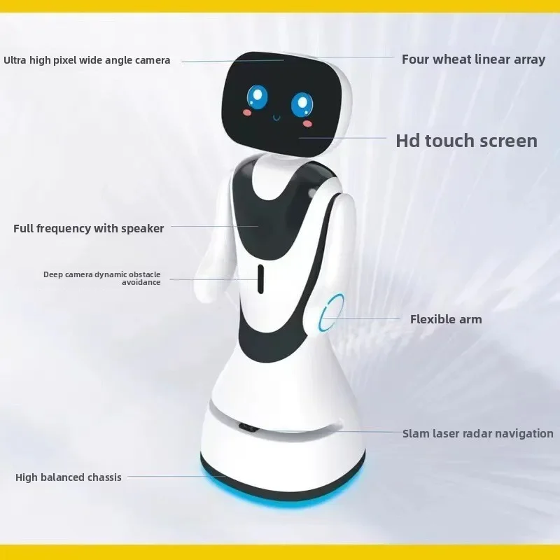 Pangolin Xiaoyu ترحيب ذكي في الفندق واستقبال الأعمال وقاعة المعارض وخدمة الترفيه التفاعلية الصوتية