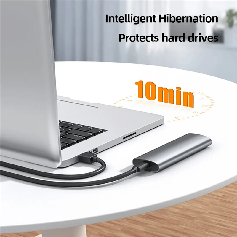 AD41-M.6 NVMe SSD الضميمة حافظة 10Gbps HDD Box NVMe/NGFF حافظة القرص الصلب M/B/(B+M) مفتاح لـ 2230/2242/2260/2280