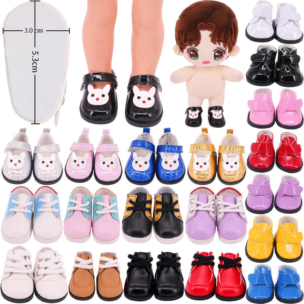 24 Styles 5 cm Doll Shoes For Paola Reina / 14 Inch Wellie Wishers Clothes Accessories 1/6 BJD Blyth,Toy For Girls,Birthday Gift