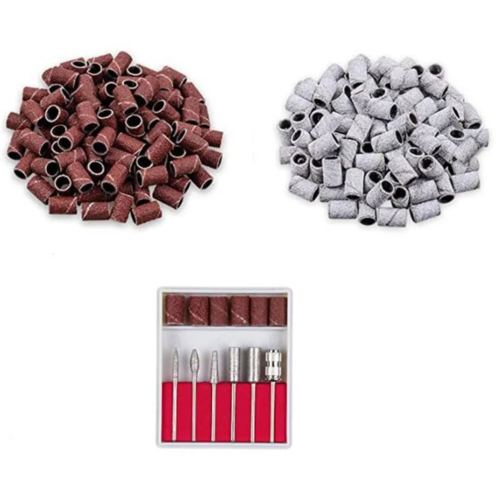 1세트 네일 세트 매니큐어 도구 키트 내구성 실용성 경량 휴대용 보관 용이 매끄러운 손톱 선물 선택 레드 브라운 프로스트