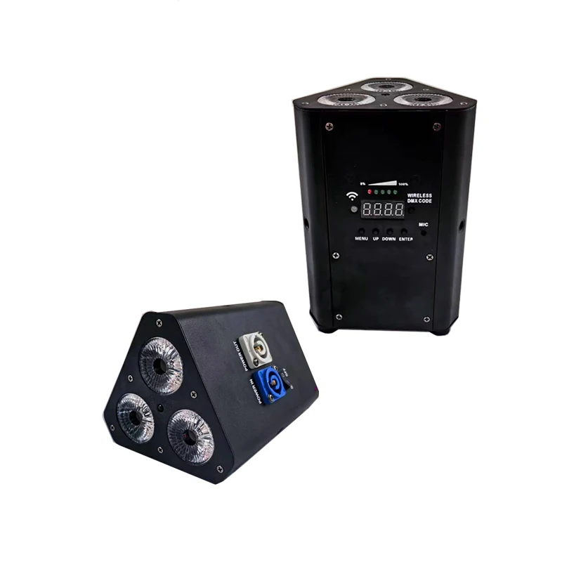 

LED Stage Par Light 3pcs 12W Rgb Led Battery Par Light With Remote Control