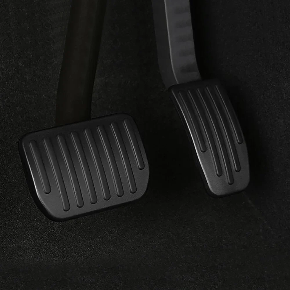 Car Brake Accelerator Pedal Cover For Tesla Model 3 Model Y Aluminum Alloy Interior Accessories Modification Car Styling