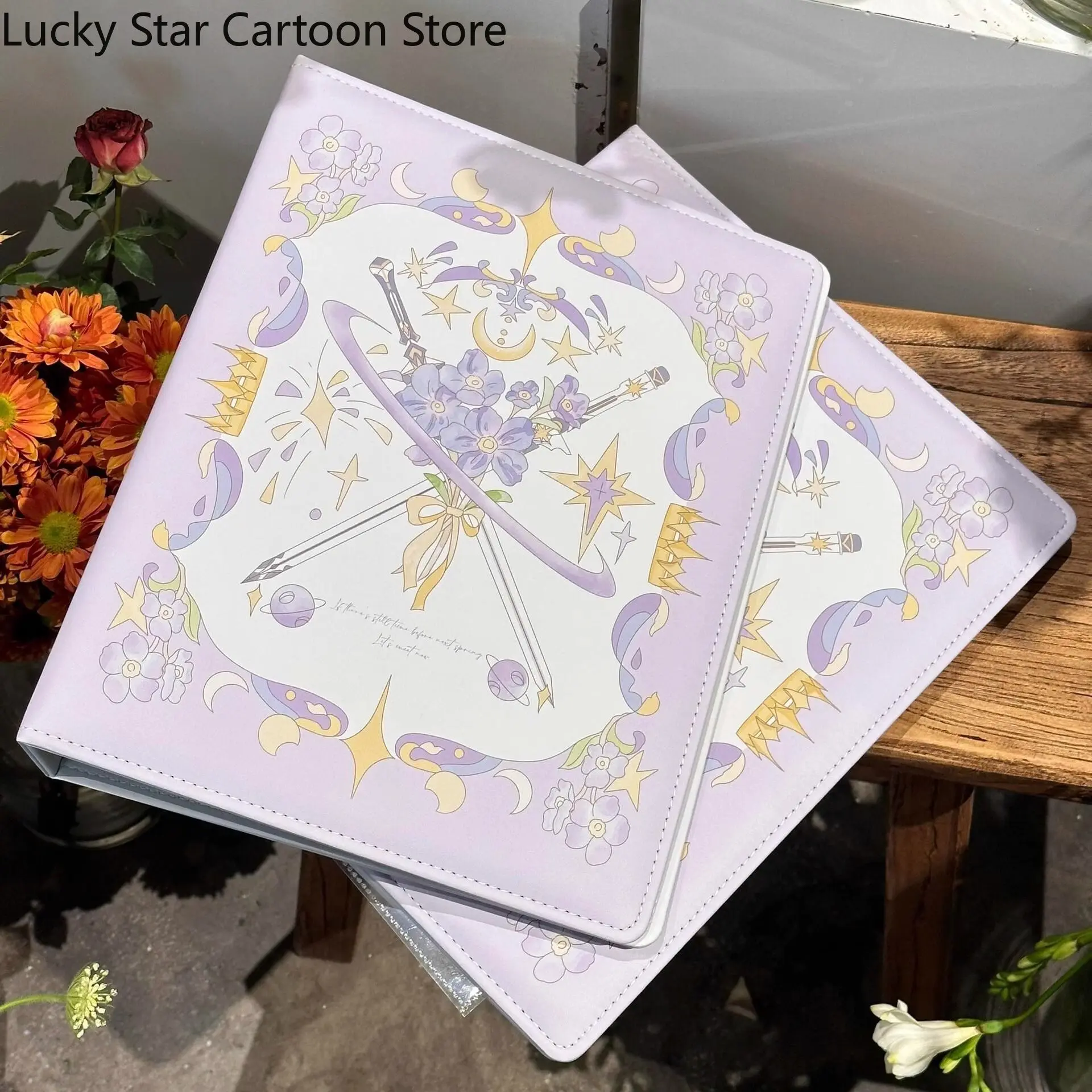 أنيمي الطرفية Xavier Love and Deepspace تأثيري الكرتون A5 بطاقة جلدية كتاب بطاقة صغيرة تخزين ألبوم هدية عيد ميلاد