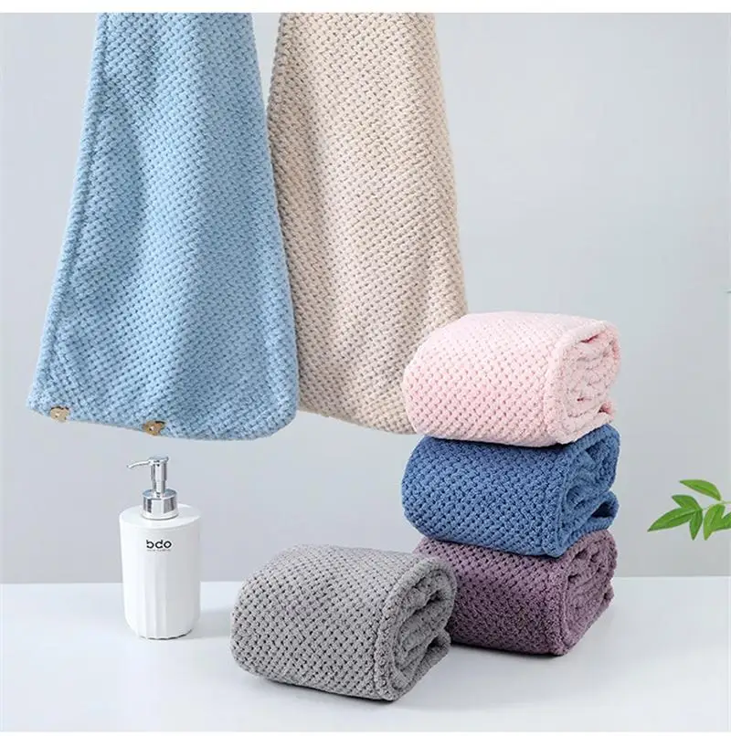 

Dry Hair Cap Women's Shower Cap Quick-drying Strong Water Absorption double layers Sauna Hair Dry Hair Towel