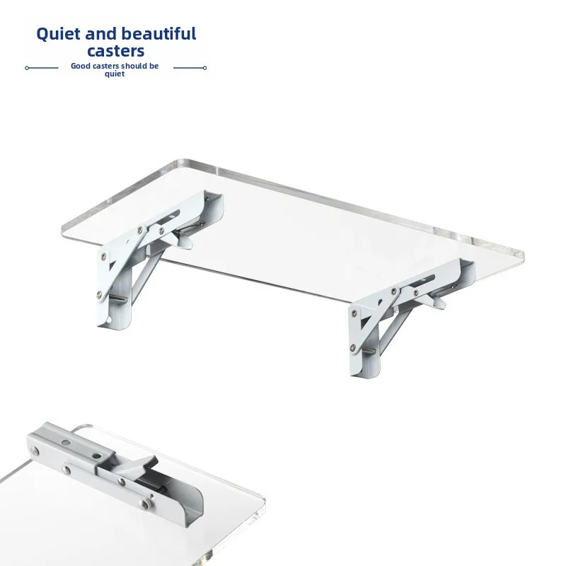 

Acrylic transparent easy-folding wall-mounted hanger hanging partition bookshelf bracket
