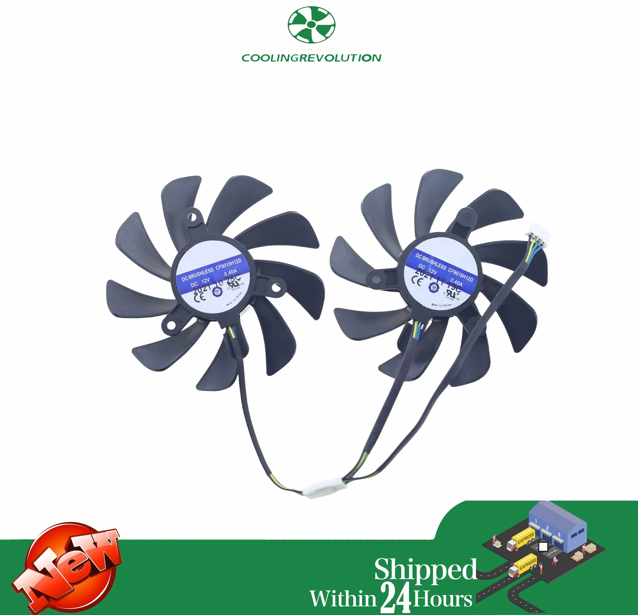 87MM CF9015H12D 12V 4-Pin 2 kulki RTX2060 wymienny wentylator karty graficznej do wentylatora lenovo RTX 2060 RTX 2070 karty graficznej — zdjęcie 5
