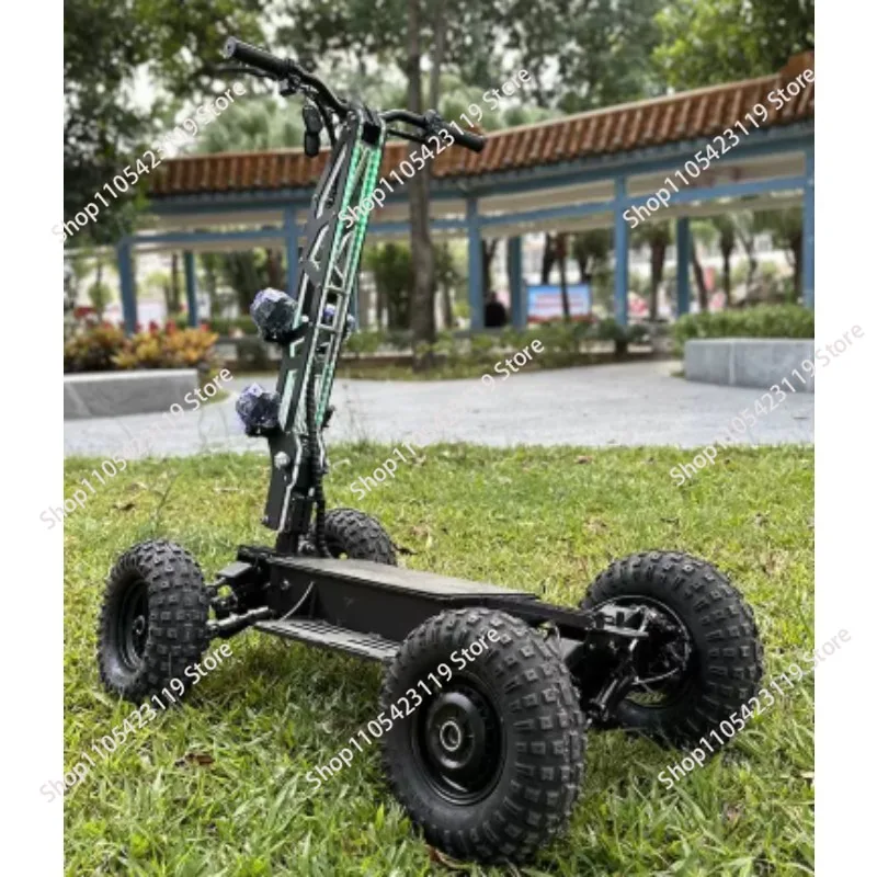 JC Electric Scooter High-speed Dual-drive Four-wheel Drive Off-road Vehicle Outdoor Patrol Vehicle Foldable