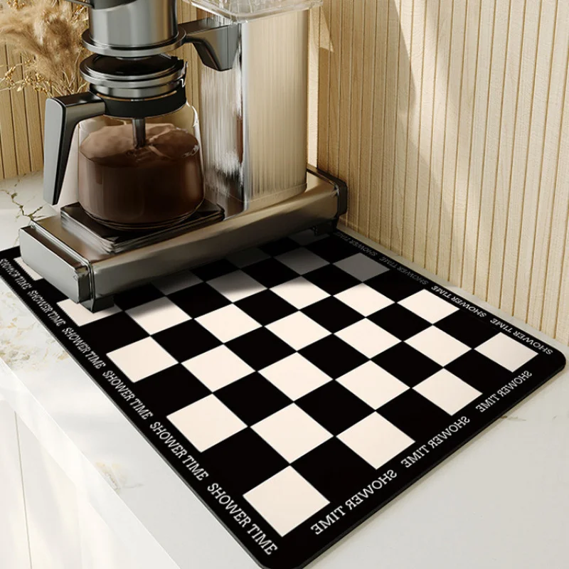 

Простая кухонная дренажная подушка с диатомовой водой, бытовой обеденный стол, противоожоговый, нескользящий стол, кухонная чаша и тарелка, впитывающая