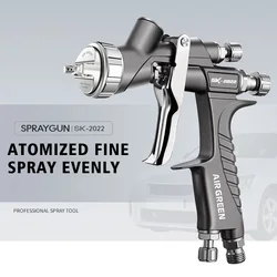 SK2022 Paint Spray Gun HVLP Painting Gun 1.3mm Nozzle High Atomization Paint Gun Water Based Air Spray Gun Airbrush Tools 600ml