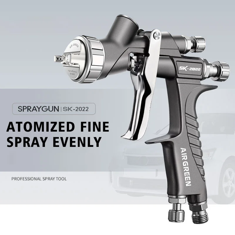 Pistola de ar à Base de Água Alta Atomização Pintura Hvlp Ferramentas Aerógrafo Bico de 13 mm Sk2023