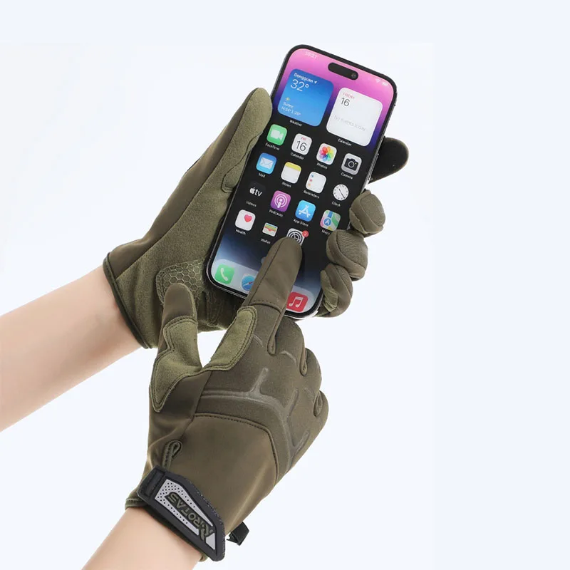 Thermal Touch Screen Winter Gloves Windproof Non-Slip for Cycling Motorcycle Skiing Sports Riding Work Bike Protective Gear