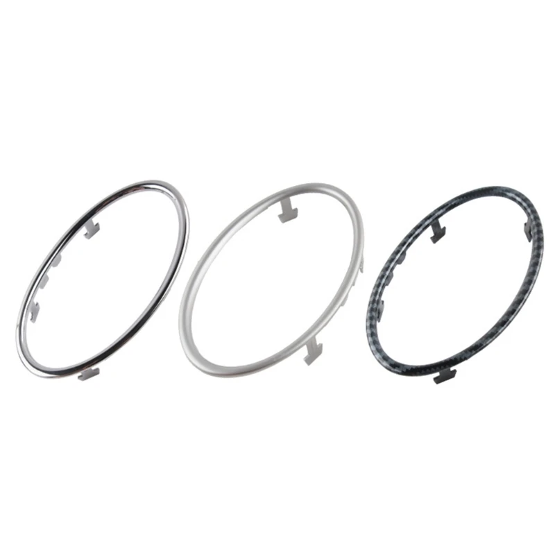 4pcs Car Air Conditioning Trim Outlet Cover Decoration Circle Rings Sticker Auto Accessory for Luxurious Interior DropShipping