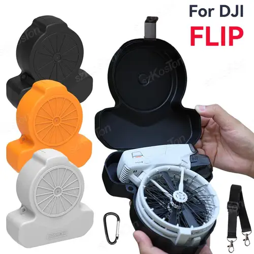 Imagen 1 del producto Sunnylife para Dron DJI Flip, estuche de almacenamiento impermeable a prueba de golpes, bolsa de viaje portátil con cordón, caja de transporte, accesorios para Dron
