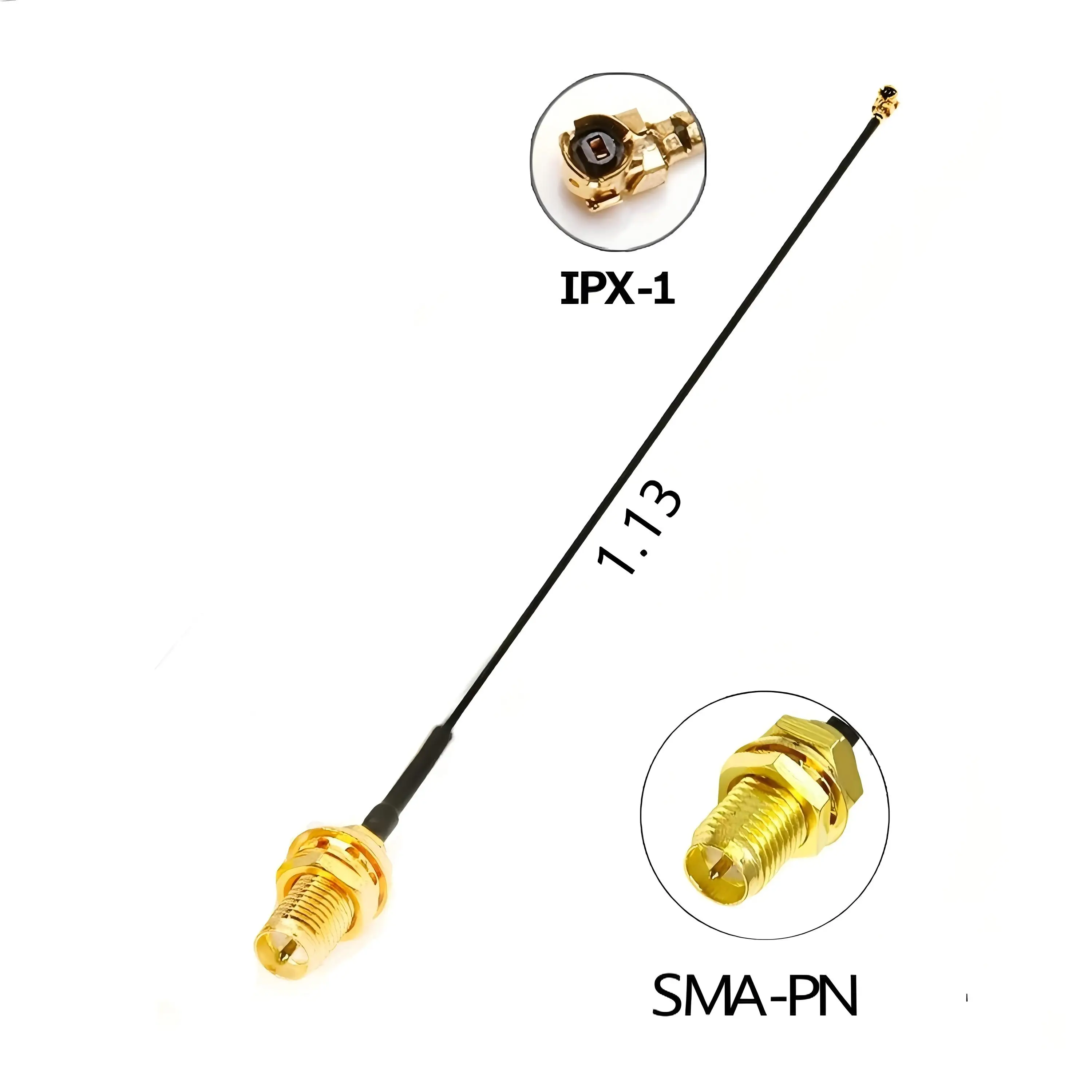 Female/Male RF Coaxial Cable 5-30cm, Low Loss 50 Ohm for WiFi 4G LTE GPS Module Antenna Testing DC-6GHz