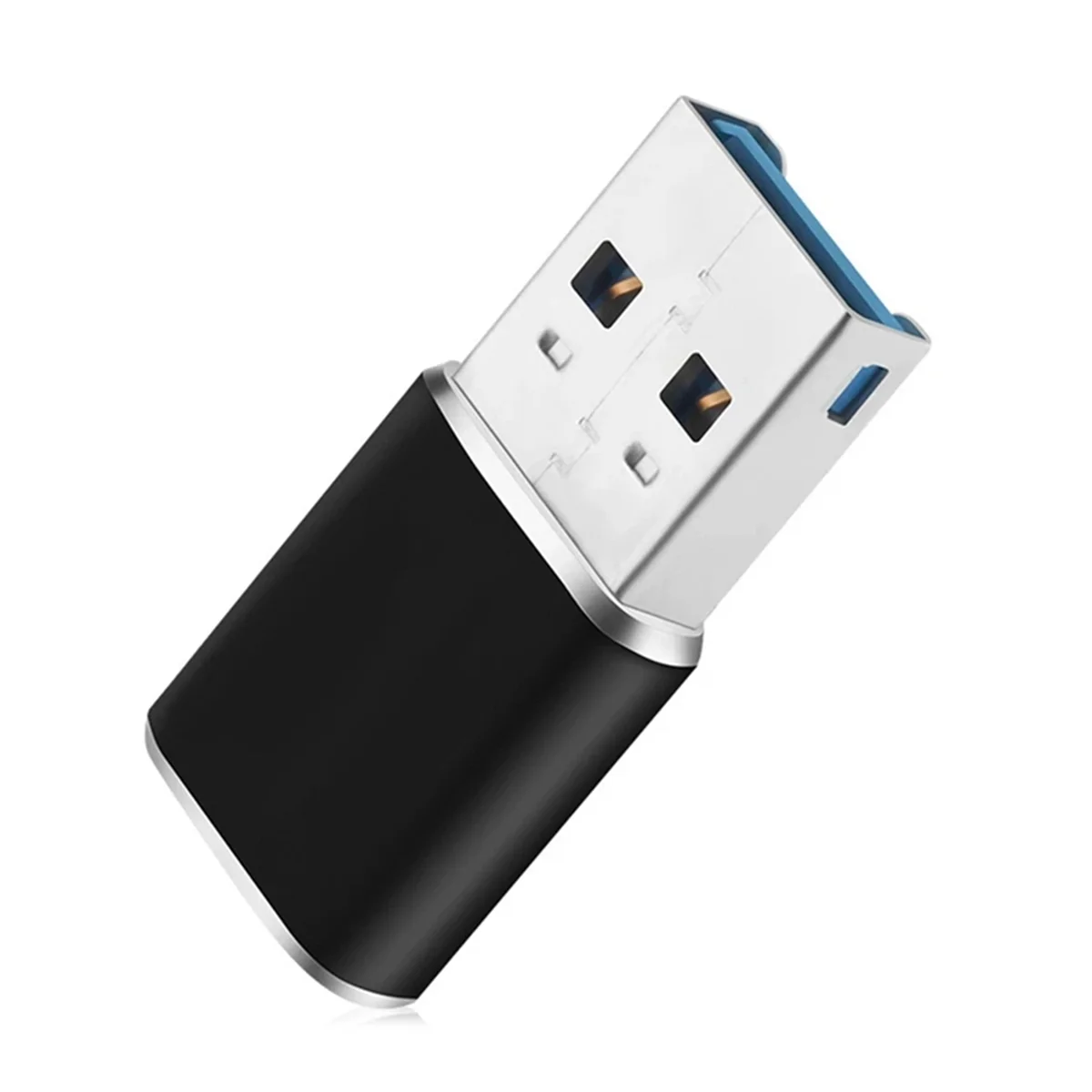 محول قارئ بطاقات الذاكرة A26P Mini USB 3.0 لمحول قارئ بطاقات TF للكمبيوتر الشخصي والكمبيوتر المحمول باللون الأسود