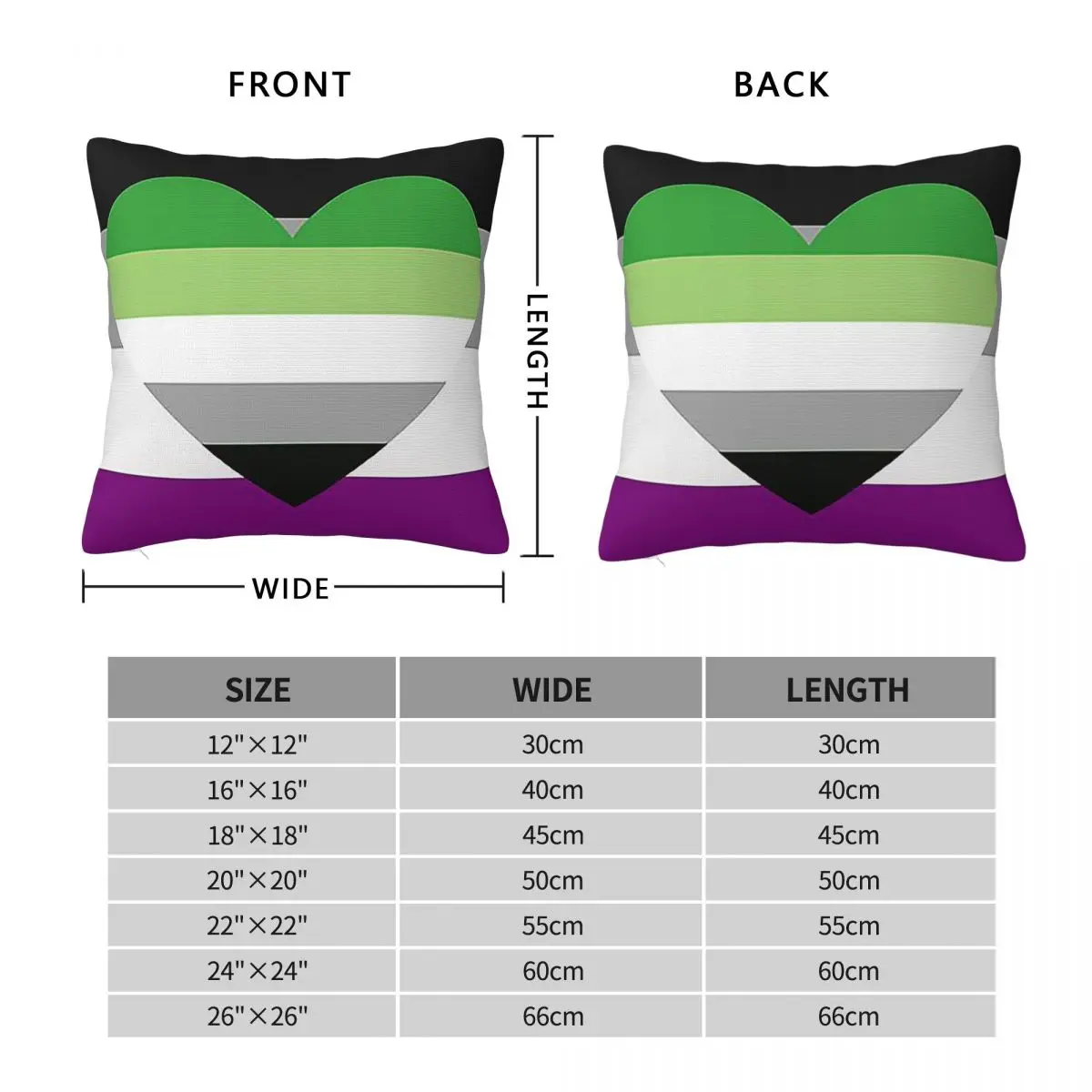 Ace And Aro Square Pillowcase Pillow Cover Polyester Cushion Decor Comfort Throw Pillow for Home Sofa