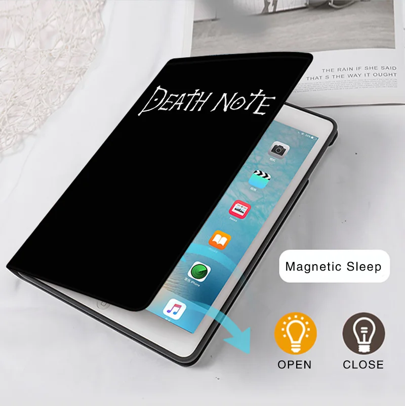 Death Note Anime Lawliet Case For iPad 10.2 7th 8th 9th 10th Air 3 4 5 Mini 1 2 3 5 6 Case Luxury Silicone iPad Pro 11 10.9 12.9