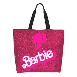 Barbie Tote Shopping Bag Large Capacity Harajuku Accessories For Girl Stylish Tote Bag