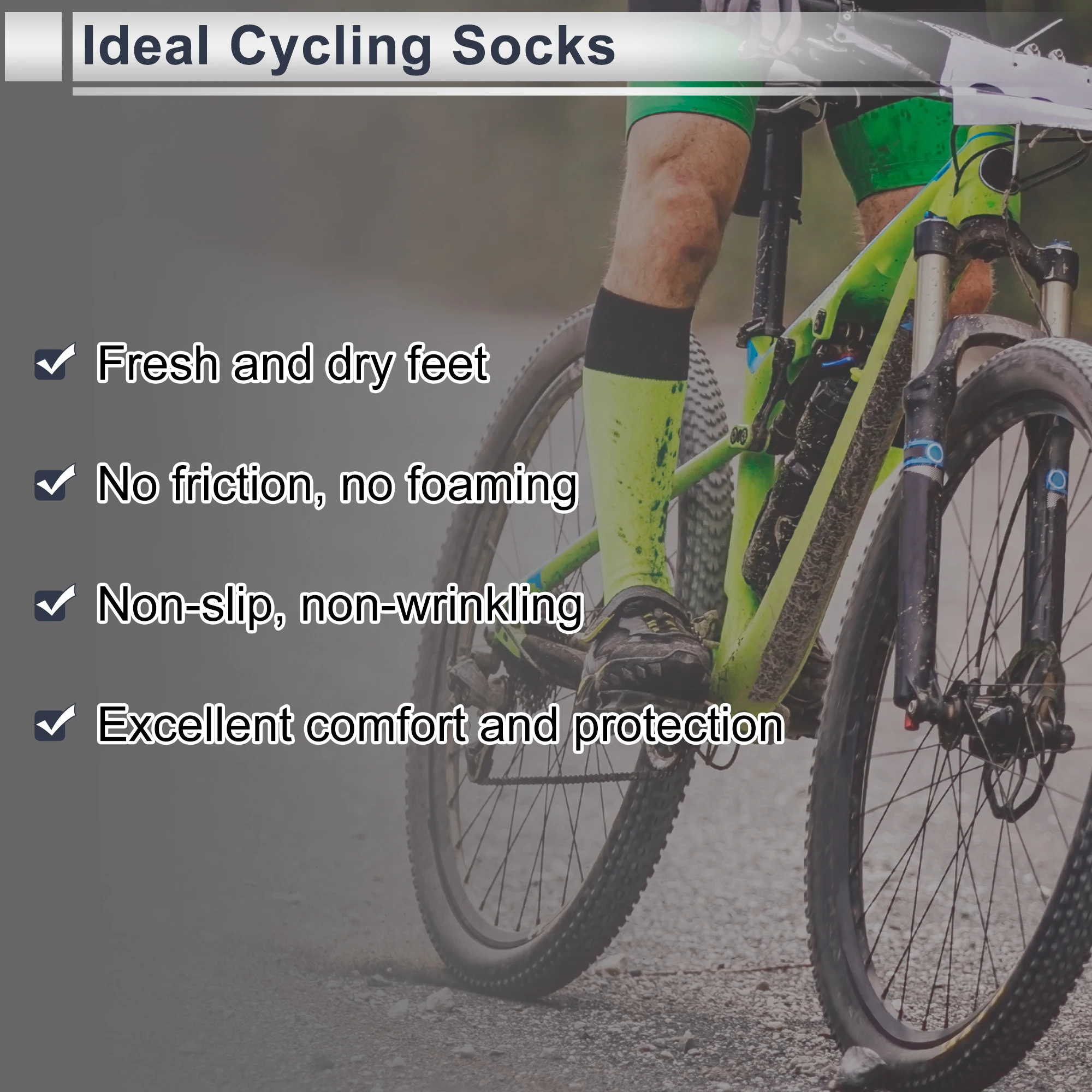 X Autohaux الدراجات الجوارب تنفس العرق ماصة دراجة خارجية الجوارب أحمر أسود حجم S-M 1 زوج شيفرون المشارب