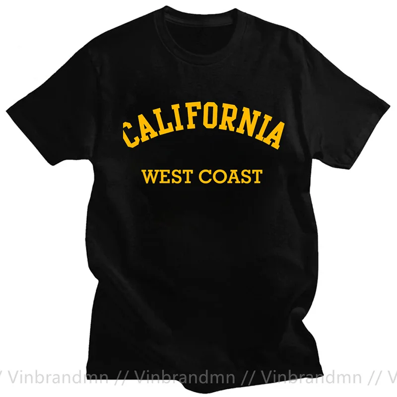 California West Coast Classic Graphic T-Shirts For Men/Women Breathable Cotton Streetwear Fashion Oversized T Shirt Loose Tshirt