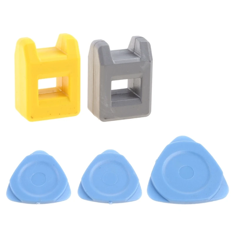 1 Juego 2 + 3 magnetizador desmagnetizador puntas destornillador tornillo herramienta magnética Envío Directo
