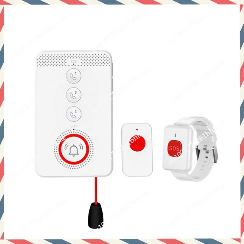 -A21Z Equipo de ayuda de emergencia 4G 433MHZ SOS Rescate oportuno Hogar de enfermería Retirement Hogar Enchufe de la UE
