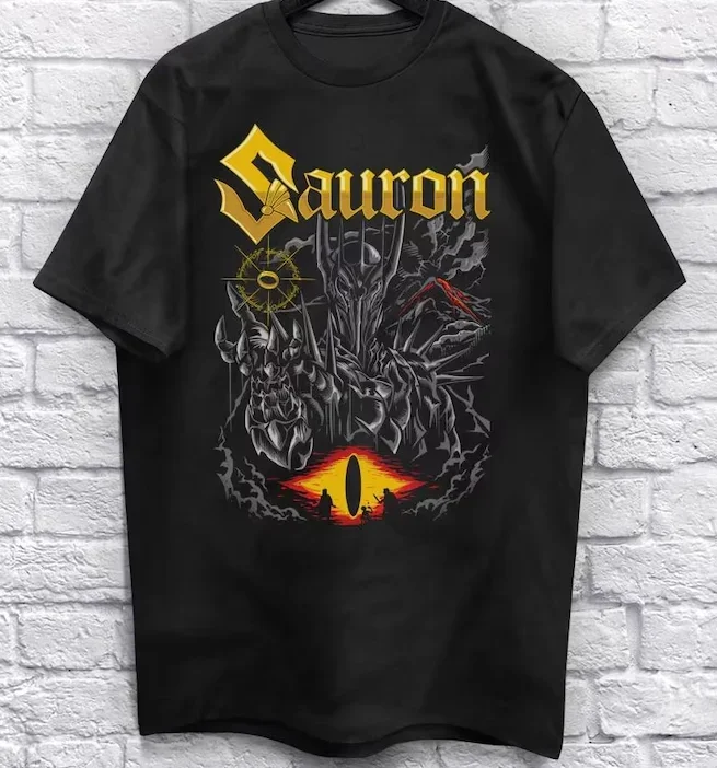 Sauron War Of The Ring Fantasy Movie Heavy Metal Unisex For Men & Women T-Shirt
