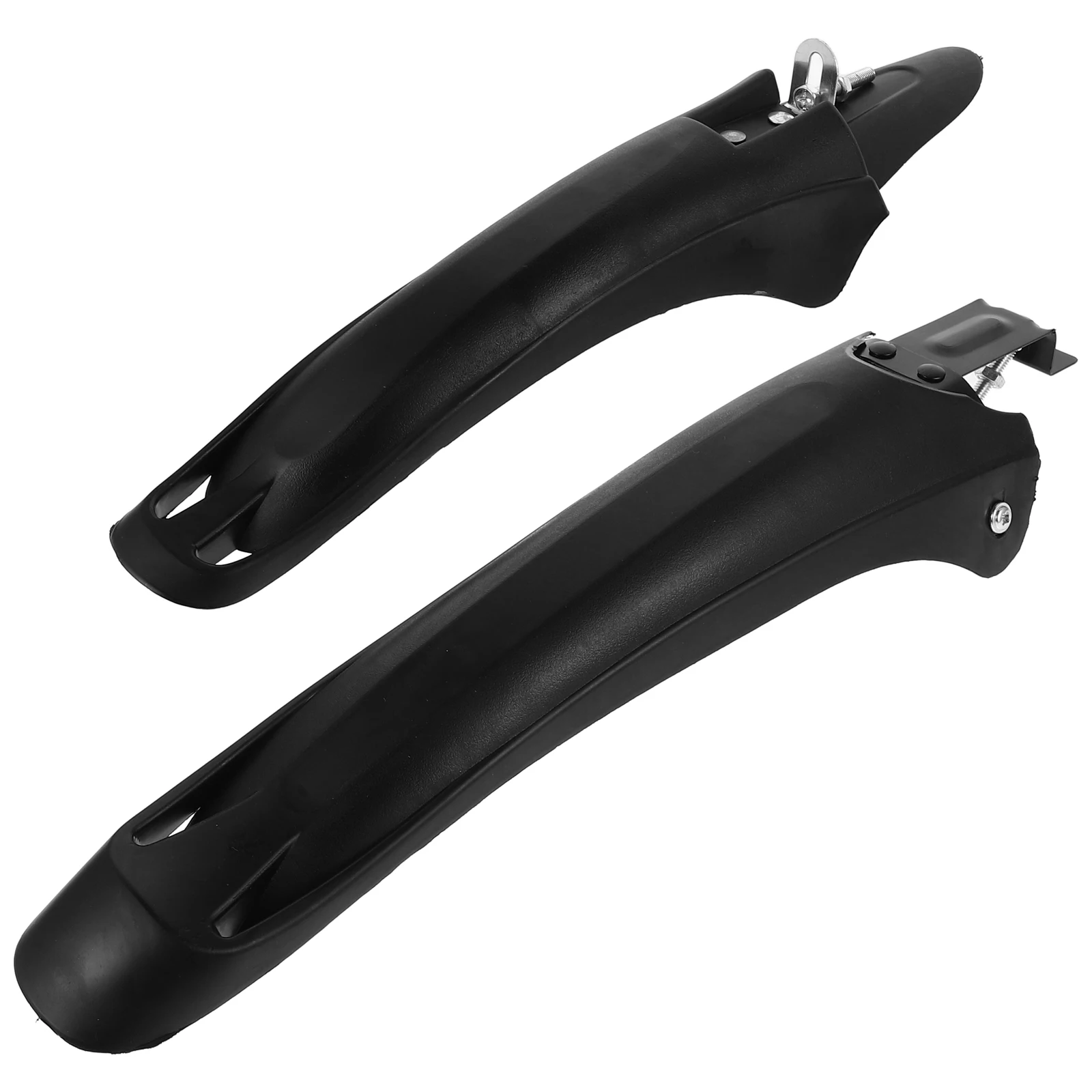 

Universal Mountain Bike Mudguard Set Durable Plastic Front Rear Tire Guards Bull Nose Design Easy Install Red Black Cycling