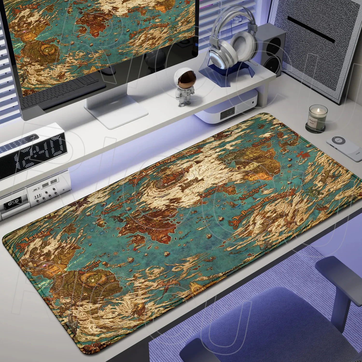 XXL Large F-Final Fantasy Game HD Mouse Pad Computer 400x900mm Mousepad Office Extend Rug Locking Edge Mouse Desktop Desk Mat
