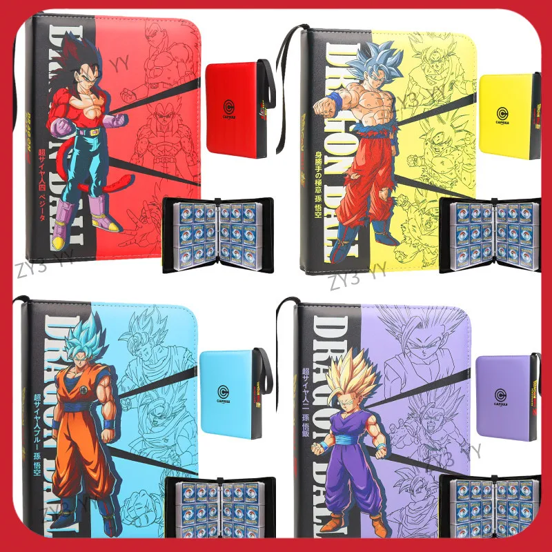 

Кожаная сумка-кошелек Baoke Dream Altman Collection Carter на молнии с 9 слотами для карт, коллекция аниме-карт Dragon Ball Atlas