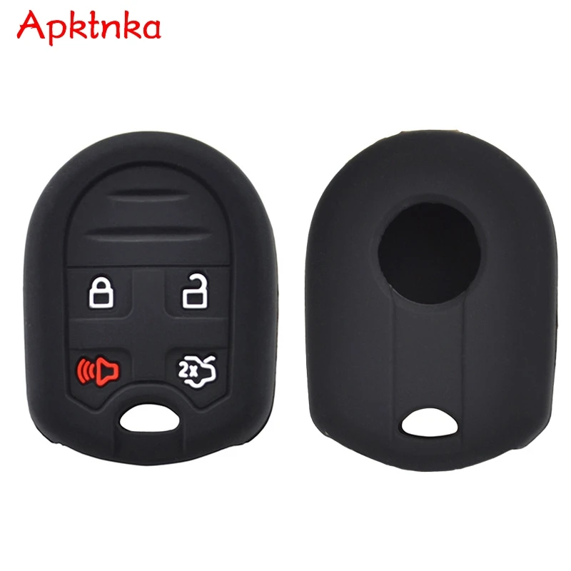 APKTNKA Car Key Case For Ford Edge Escape Expedition Explorer Flex Focus Freestyle Mustang Taurus Cover Remote Fob Shell