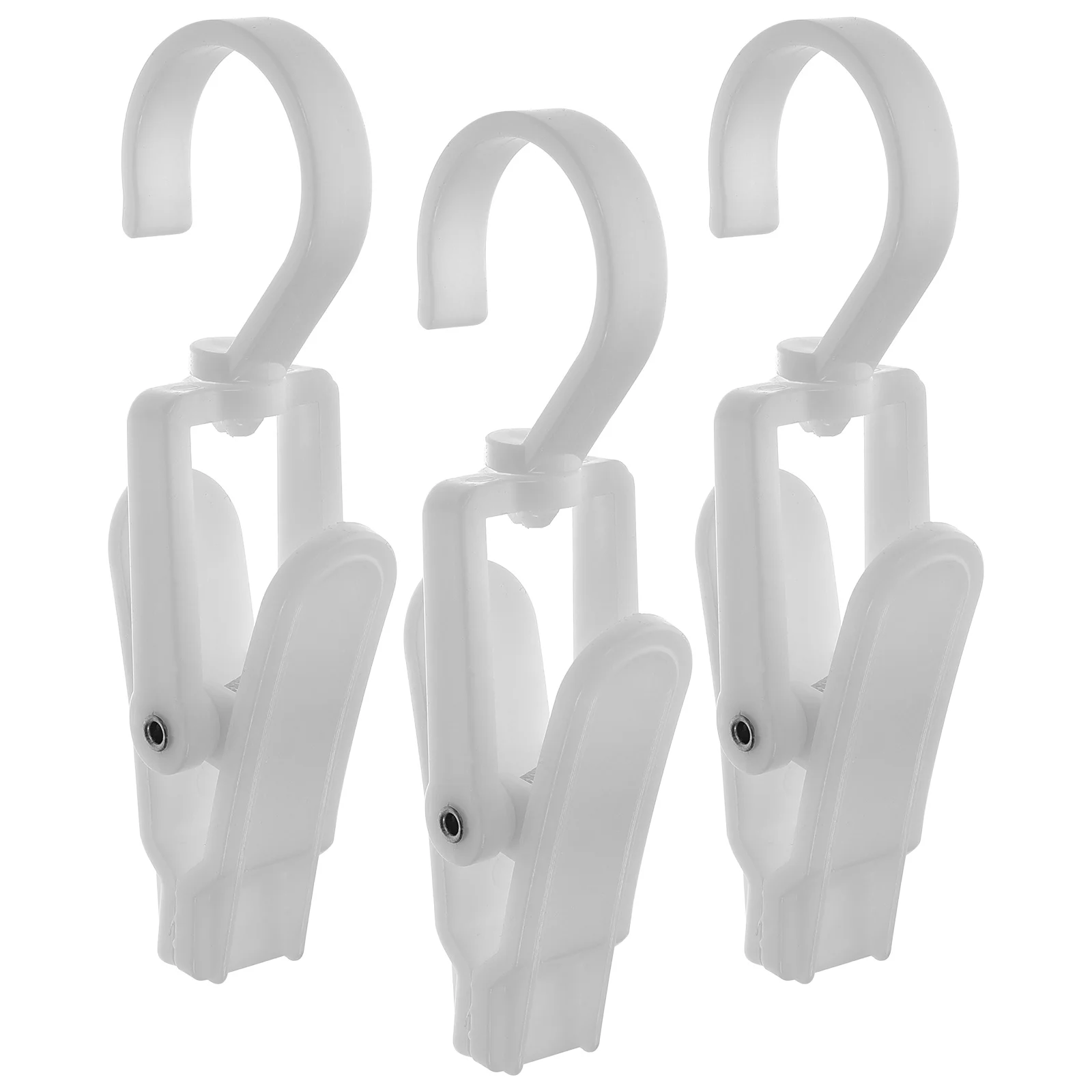 3 قطعة مقاطع تجفيف ملابس السفر المحمولة البلاستيك يندبروف معلقة المشابك للجوارب الملابس الداخلية المناشف منظمة الغسيل المنزلية #5