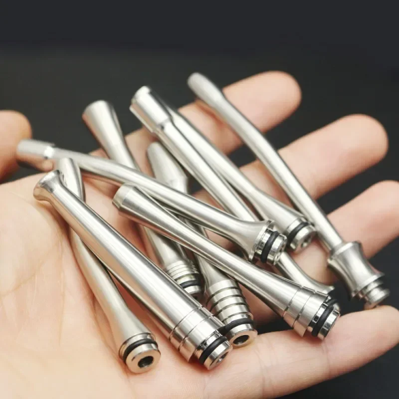 1 PC 65 มม.510 ยาวสแตนเลสสตีลหยดเคล็ดลับ MTL สายพันธุ์ชุดยาว Anti Scald สําหรับ 510 ด้าย Vaping อุปกรณ์