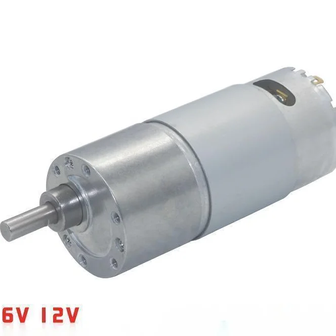 

Jgb37-550 DC Reduction Motor High Torque High Power 6V 12V All Metal Gear Motor