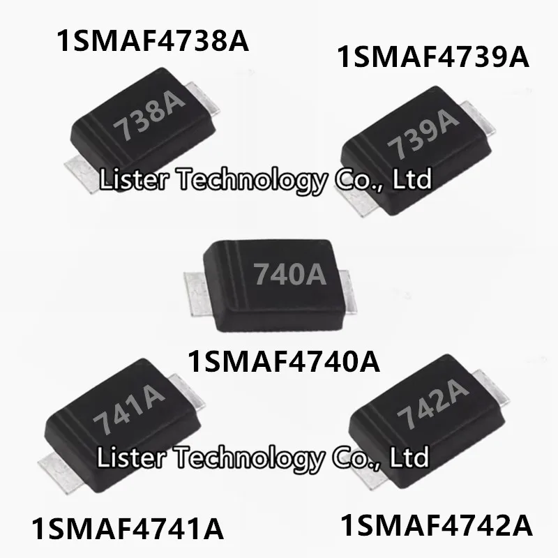 50~200PCS/Lot New 1W Zener Diode SMAF 1SMAF4738A 1SMAF4739A 1SMAF4740A 1SMAF4741A 1SMAF4742A 738A 739A 740A 741A 742A