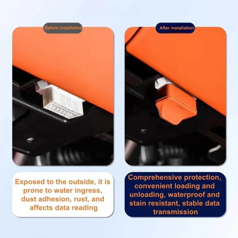 Fit for Chery ICAR V27 2026 Car Computer Diagnostic Interface Dustproof Waterproof OBD Protective Cover Car Protection Supplies