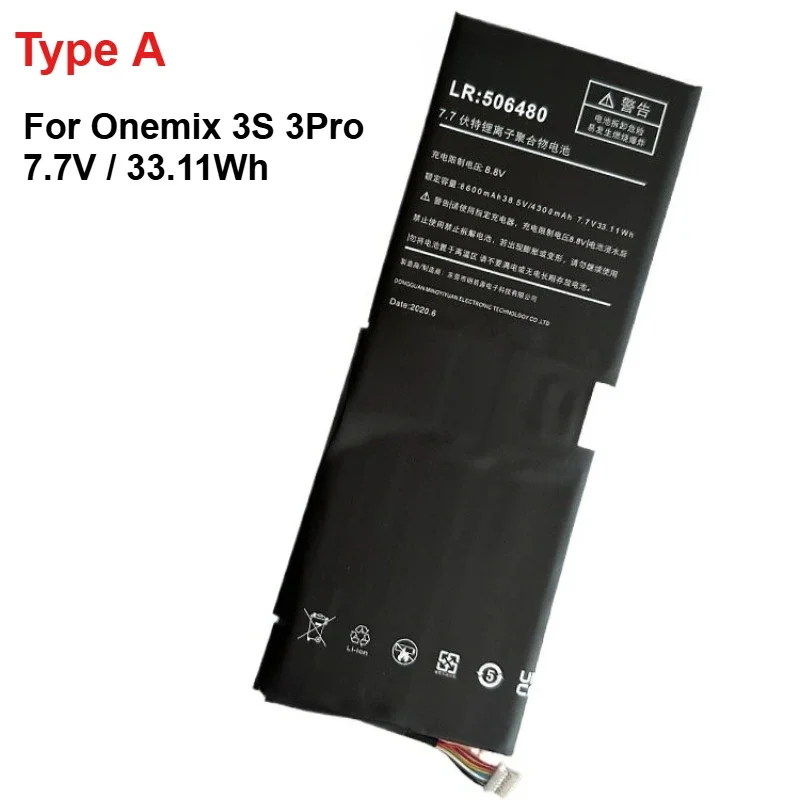 New 506480 Notebook Laptop Tablet PC Battery for One-Netbook OneMix 3 3S 3Pro OneMix3 OneMix3 Pro OneMix3S Bateria 8.8V