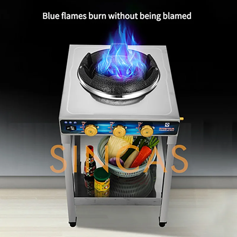 Commercial Gas Stove Low Pressure Fierce Fire Stove Slow Fire Intense Fire Single Stove Natural Gas Flame Failure Protection