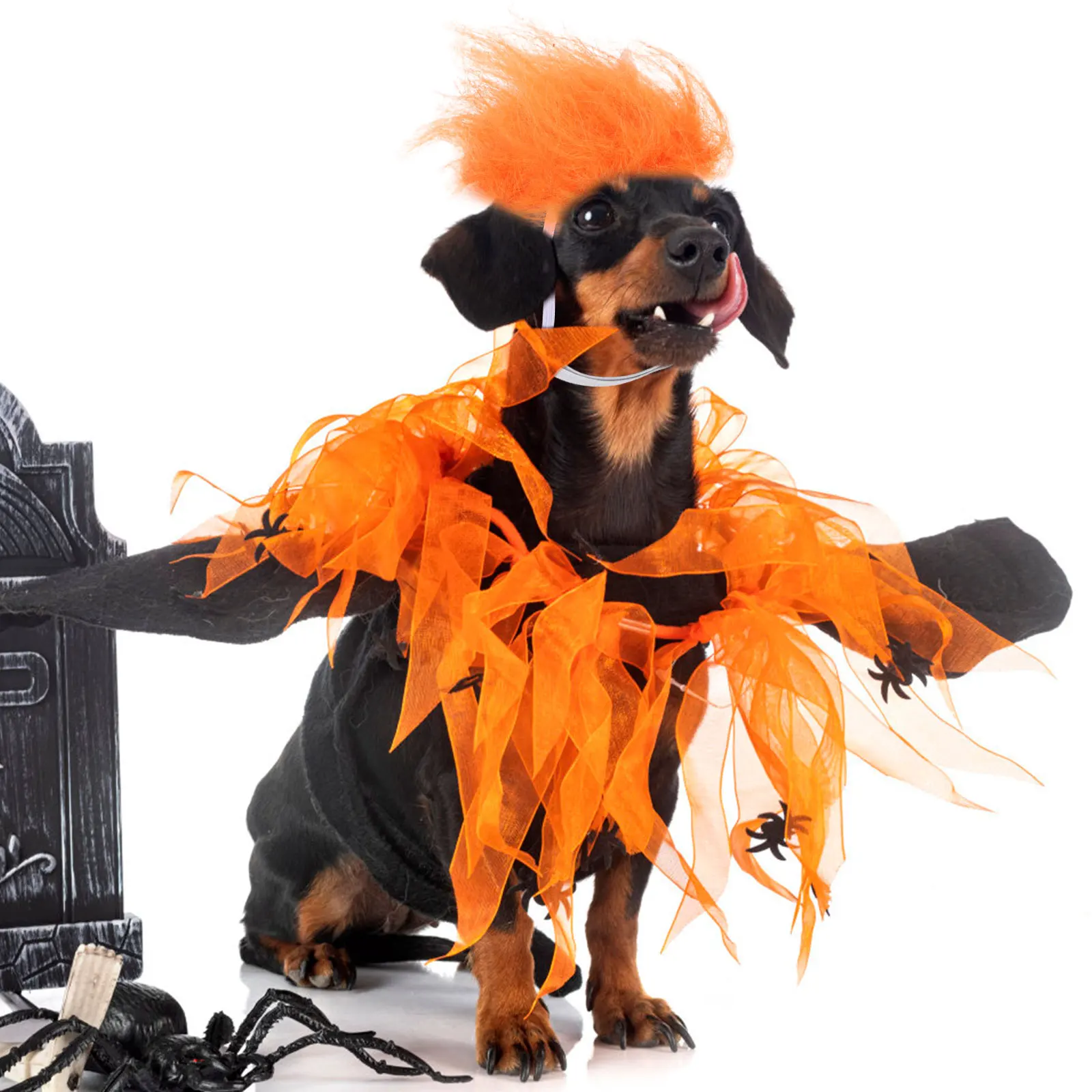 

3 Pcs Headgear Pet Accessories Puppy Dog Holiday Costume Cloth Halloween Costumes Dress