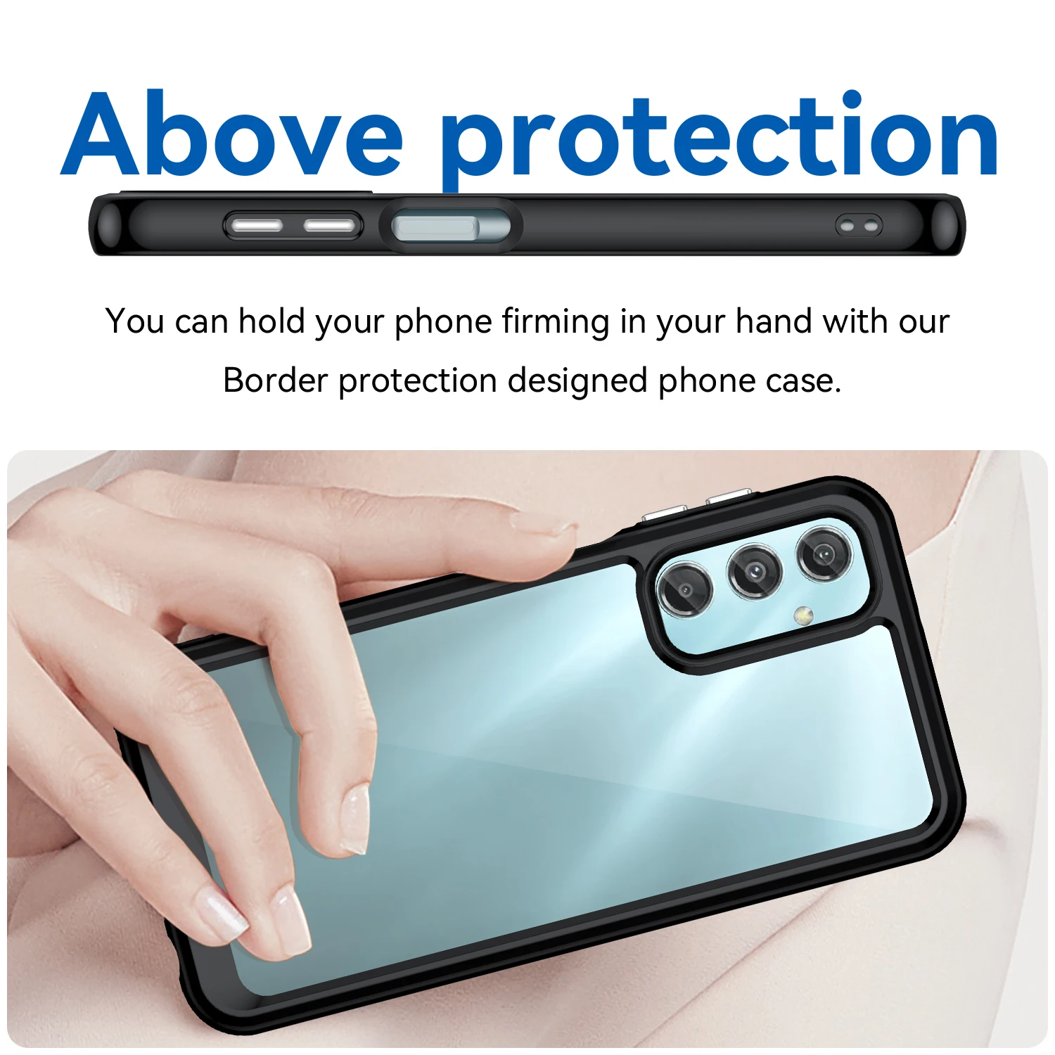 For Samsung Galaxy M34 5G Clear Case For Samsung Galaxy M34 Cover Fundas Hard Translucent Phone Bumper For Samsung Galaxy M34