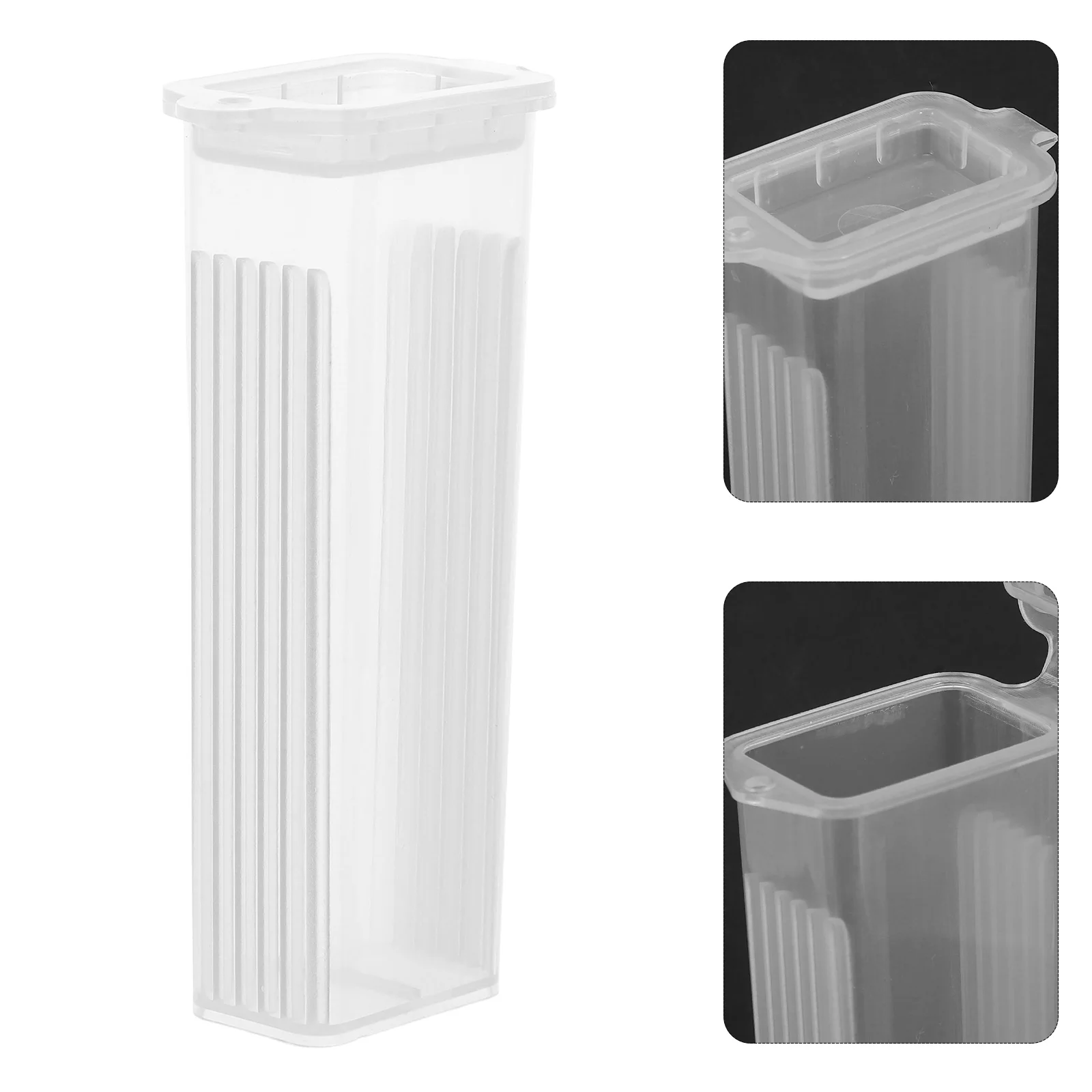 

50pcs Stain Jar: High Transparency 5-Slot Plastic Staining Holder Lightweight Durable Container For Microscope Storage
