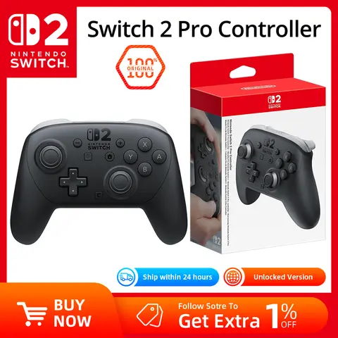 Nintendo Switch 2 Pro Controller with One Click Wake-Up NFC Original Sale Game Controller  for Nintendo Switch 2 Pro