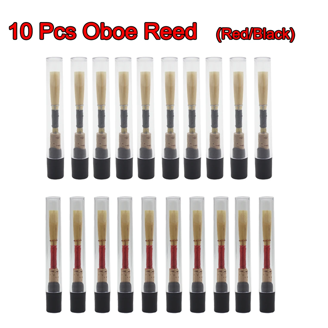 

10-шт. трость для гобоя, средняя пробковая трость, трость для гобоя ручной работы, индивидуальная упаковка, деревянные духовые инструменты, сменный аксессуар для гобоя